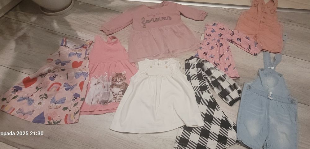 Paczka ubrań dziewczynka 92 H&M  smyk 51015