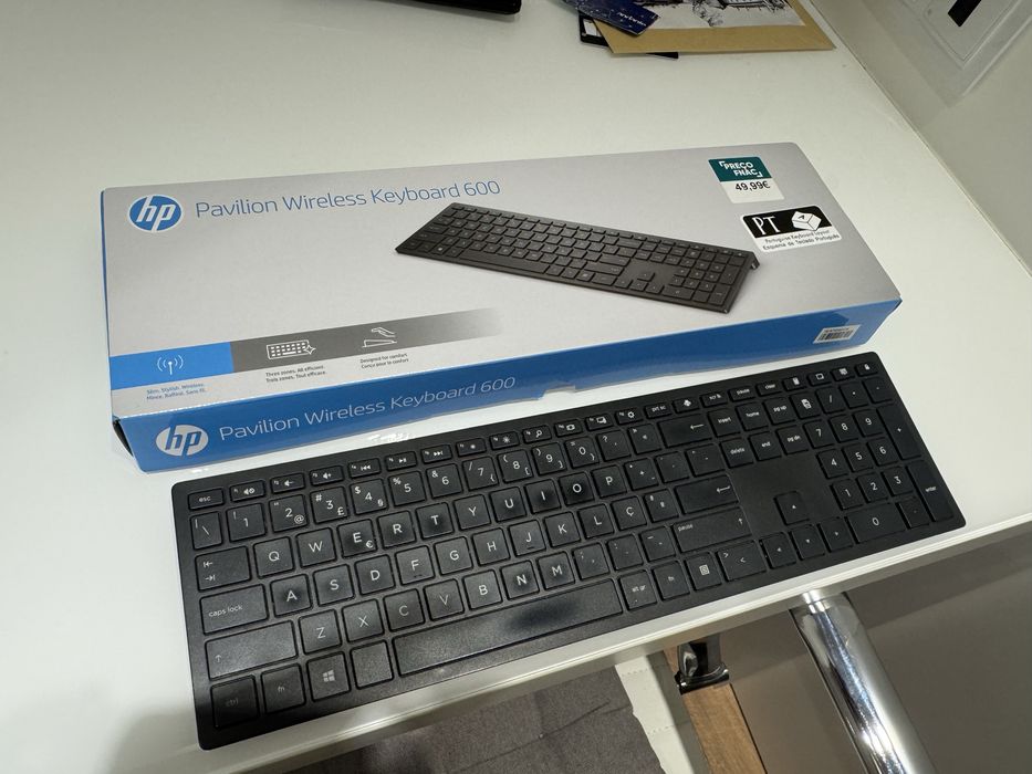 Teclado HP pavilion wireless keyboard 600