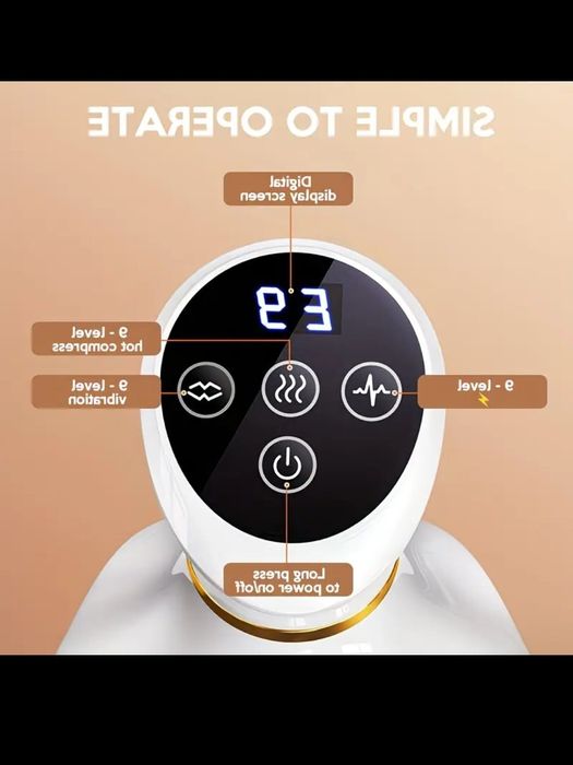 Бездротовий електричний щітка масажер з мікрострумами