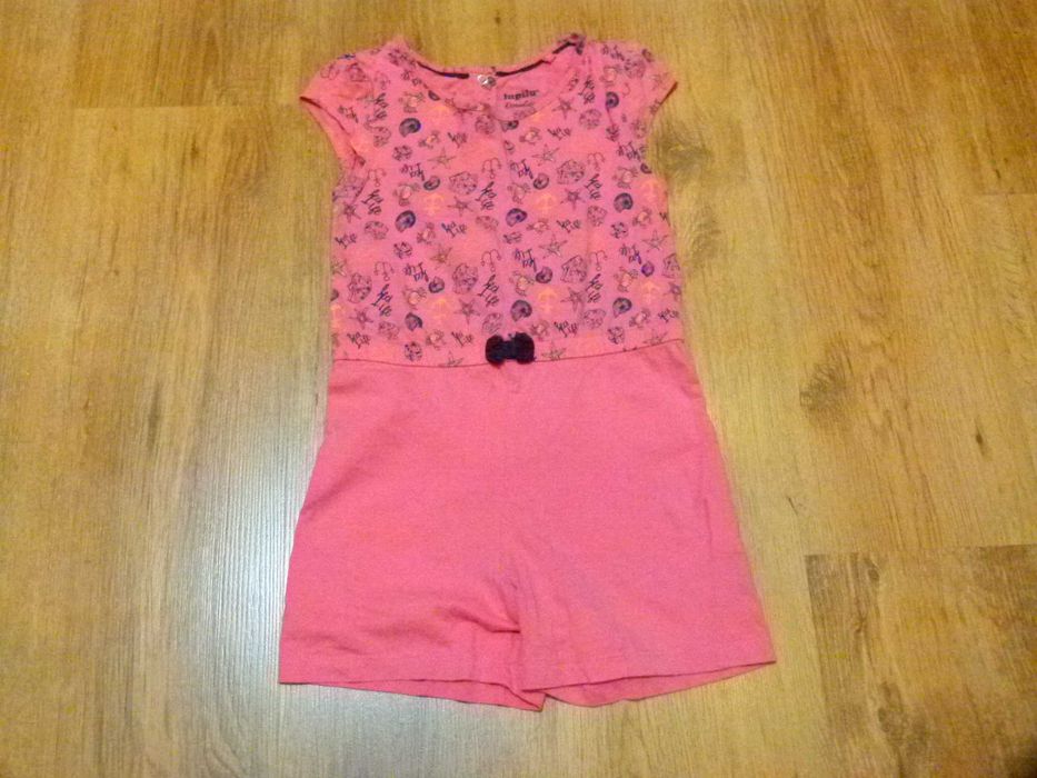 rozm 110/116 Lupilu kombinezon bawełniany różowy na lato
