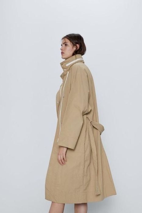 жіночий плащ парку Zara Беж