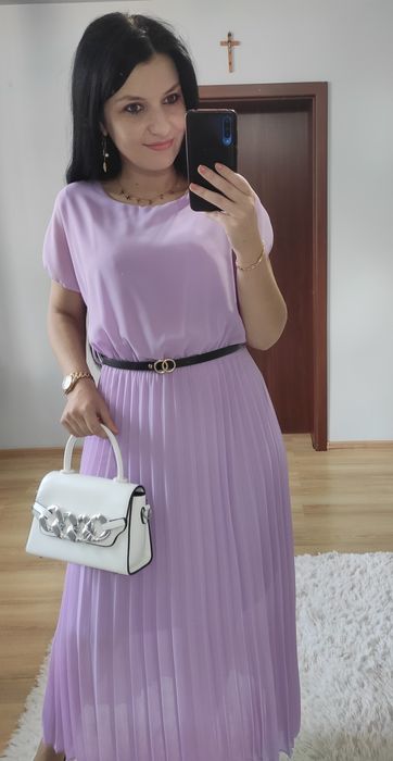 Sukienka długa maxi wesele komunia chrzciny