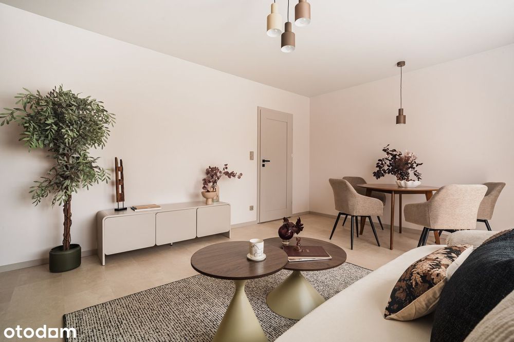 Nowoczesne 2-pokojowe mieszkanie z osobną kuchnią, 47 m²