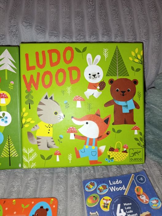 4 gry Ludowood, gra rodzinna, Djeco