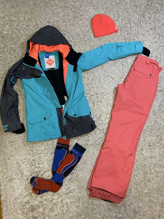 Лижний костюм/яскравий костюм для сноуборду розмір S-M