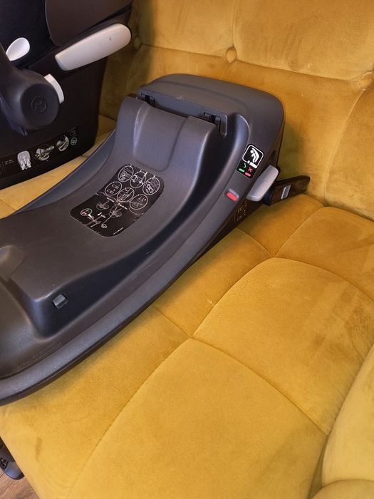 Nosidełko, isofix, pasy, Cybex Aton, baza,