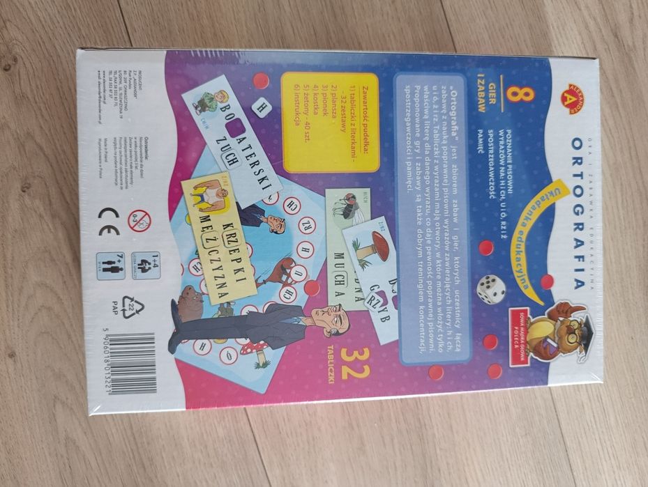 Ortografia - układanka edukacyjna gra Alexander
