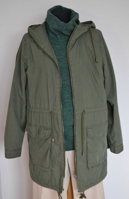 Kurtka damska z kapturem typ parka Bik Bok/ khaki rozmiar M