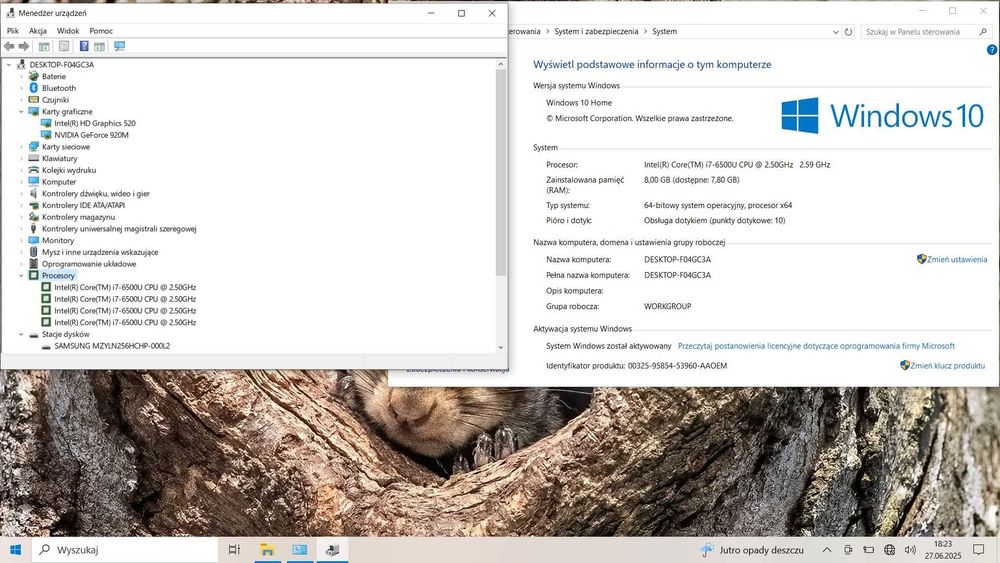 Lenovo Yoga 500-15isk 15'6' dotykowy / i7 6th/8GB DDR4/SSD/Nvida 920M/