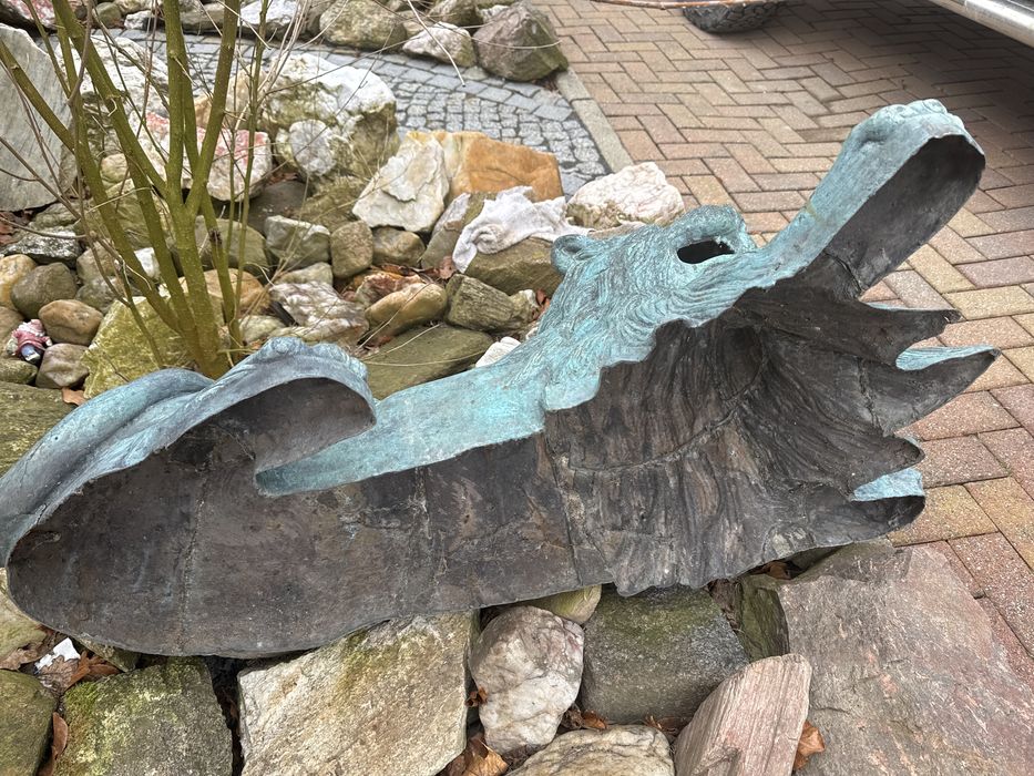 Stare lwy orientalne z brązu lew kolekcja