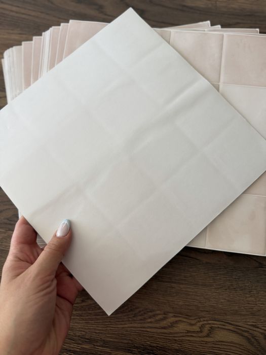 Płytki samoprzylepne 3D ścienne kafelki 27x27 cm zestaw 25 sztuk nowe