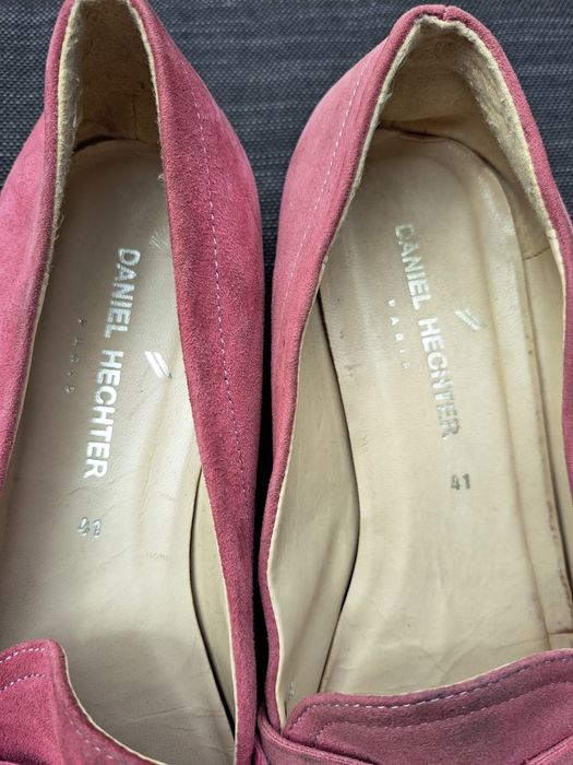 Półbuty damskie zamszowe