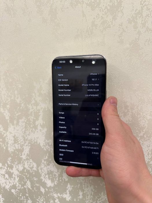 iPhone 14 Pro Max 256 gb neverlock