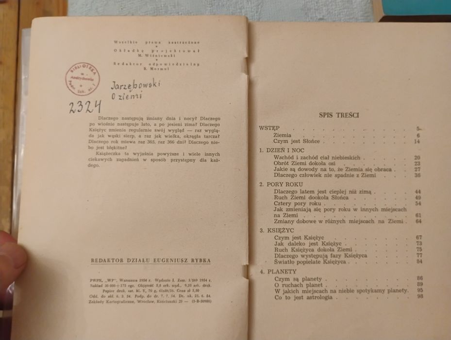 Kosmos ziemia kometa kosmonautyka zestaw Hutnik Marks Jarzębowski