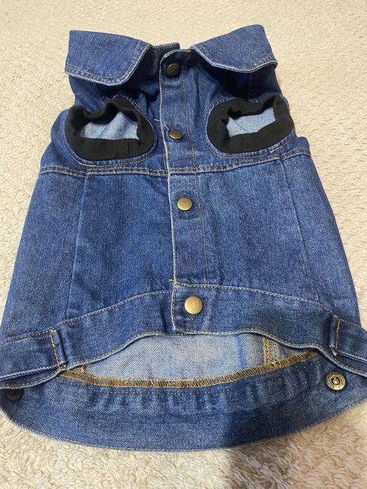 Куртка джинсовая для собак  р. М в отличном состоянии! р. М