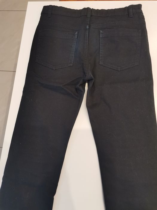 Czarne jeansy 164 chłopięce