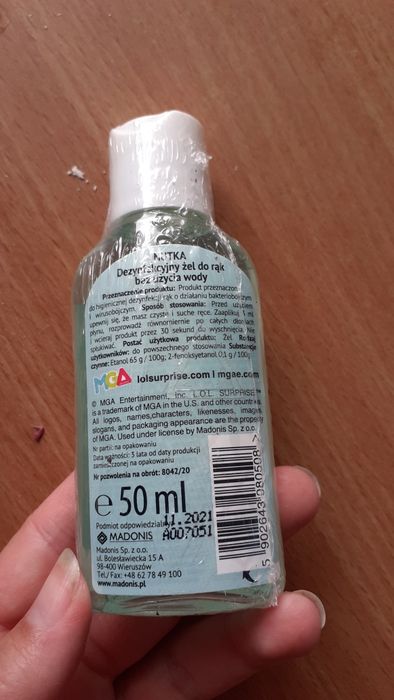 L.O.L. żel do rąk dezynfekujący 50 ml