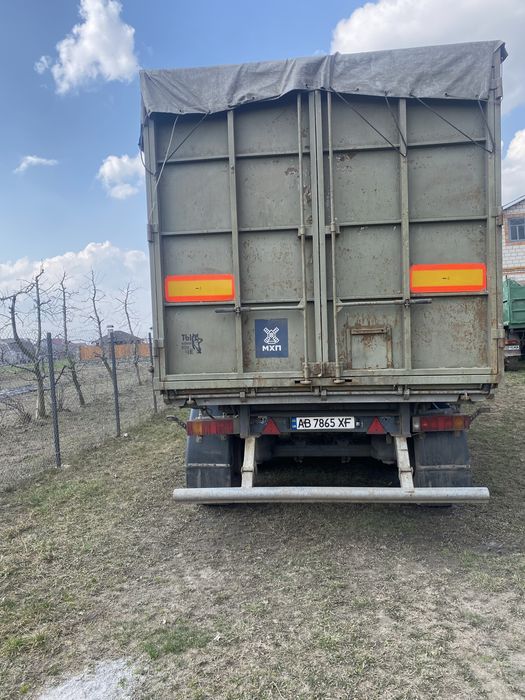 Зерновоз Самоскид Напів причіп