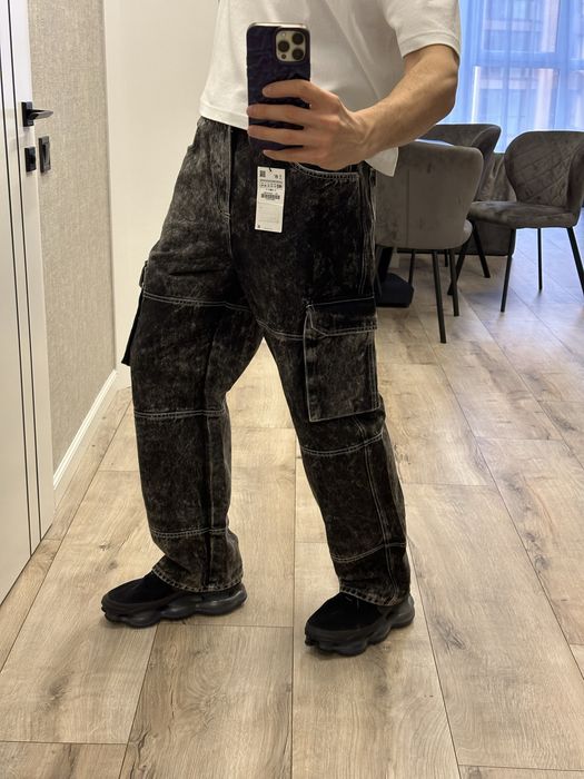 Чоловічі карго джинси Zara