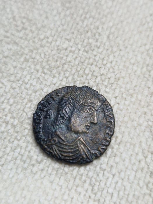 Moeda antiga do império Romano.