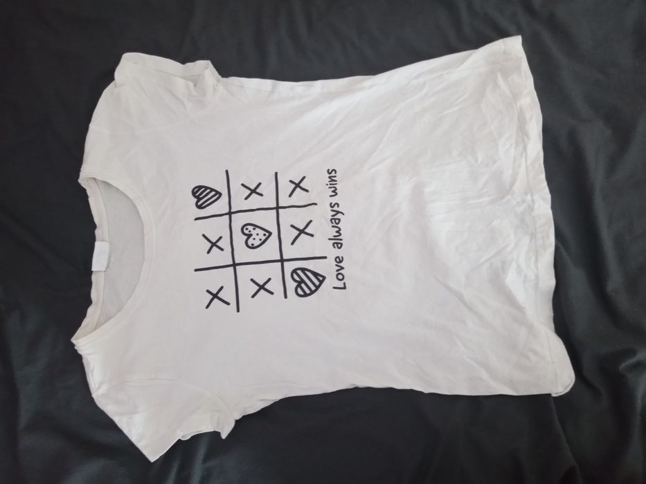 Koszulka biało czarna