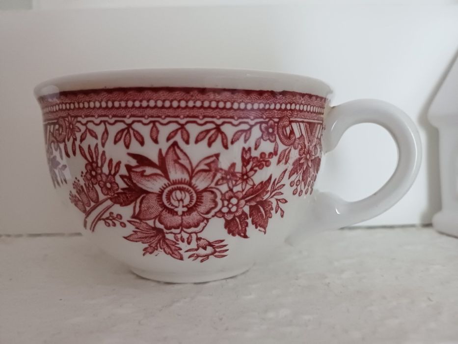 Чашки Villeroy&Boch красные Fasan,английские чашки