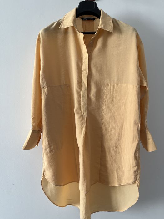 Zara платье лен котон