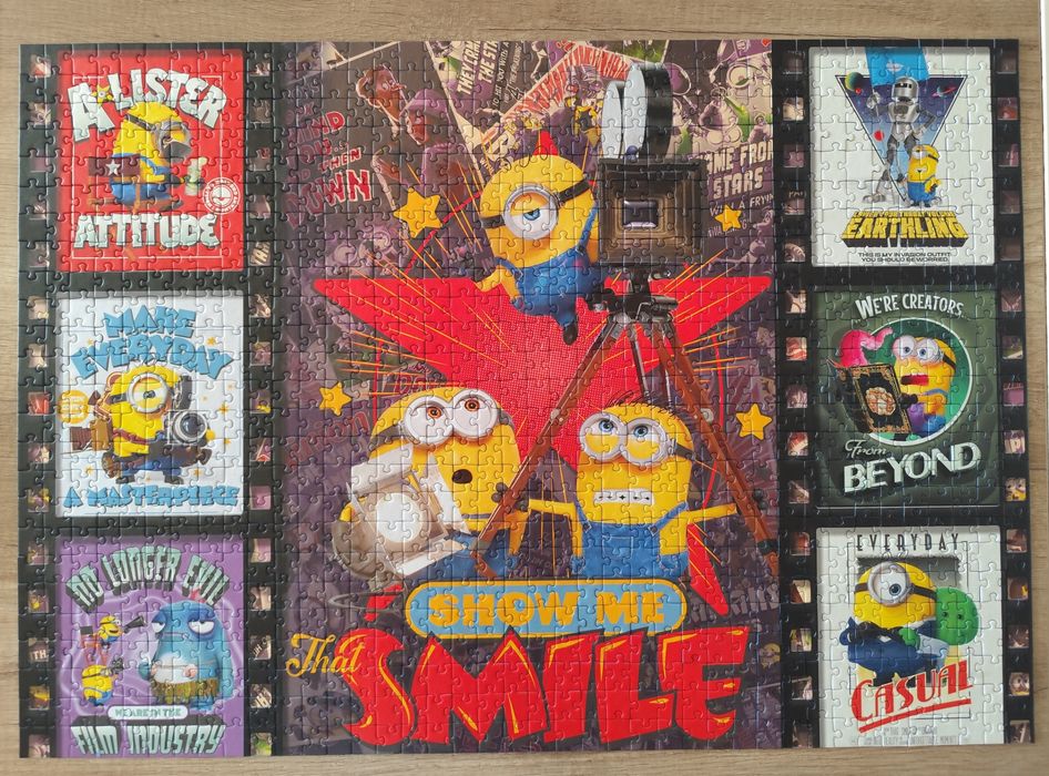 Puzzle Trefl 1000 Minionki 3 Kadry filmowe