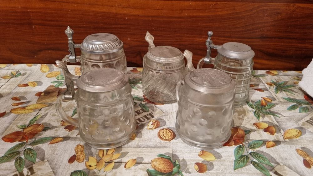 Kufel Kufle szklane z pokrywką