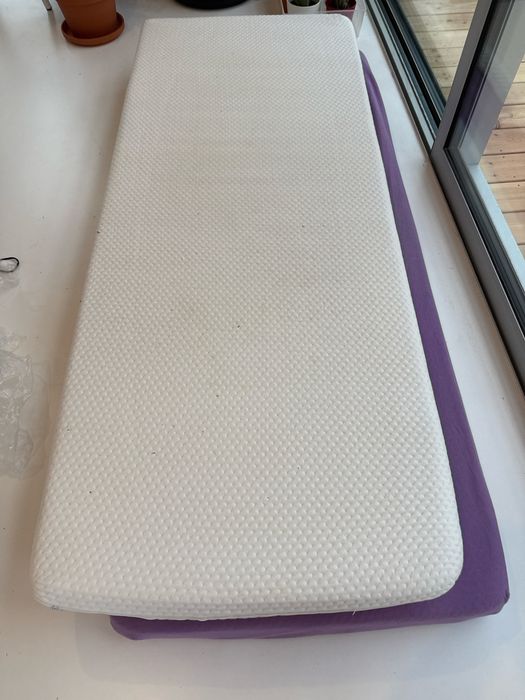 Łóżko piętrowe drewniane 80x200 + materace + szuflady