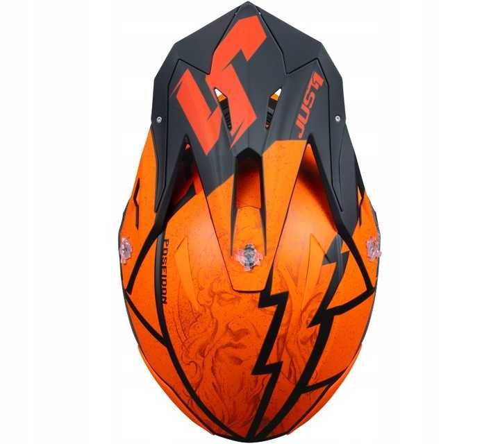 Kask kaski motocyklowy Cross Quad Motor S M L XL z homologacją POŁYSK