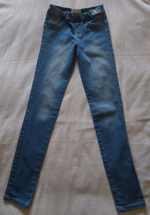 Calças Skinny Fit Azuis, 9-10A