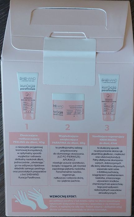 Shehand, zestaw kuracja parafinowa dla dłoni