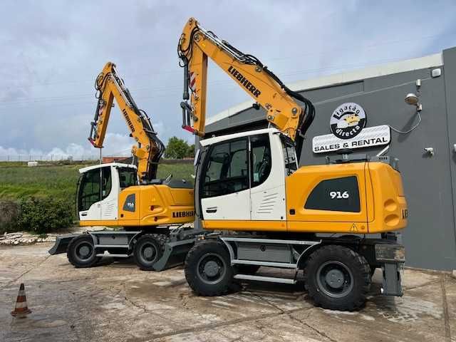 escavadora liebherr 916