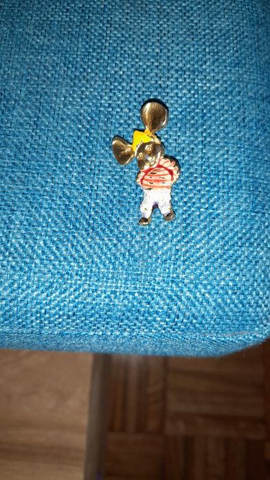 Topo Gigio Antigo- alfinete de Dama