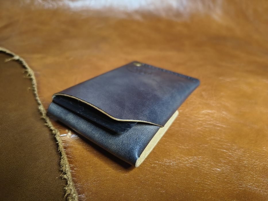 CardHolder-portfel skórzany. HAND MADE