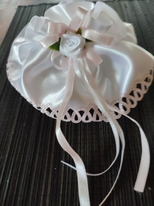 Ozdoba ,dekoracja na świecę do chrztu, komuni