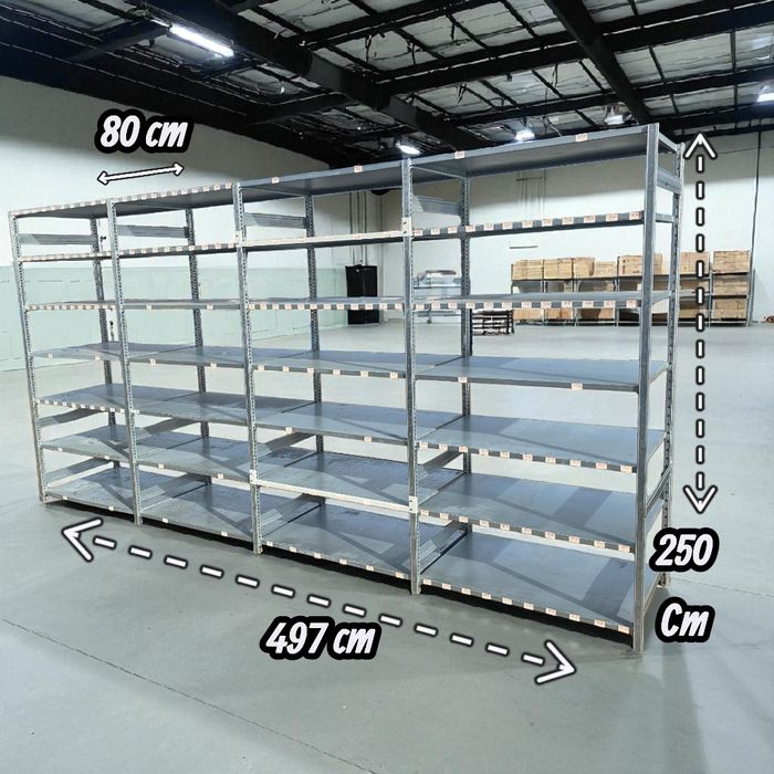 Regały magazynowe półkowe