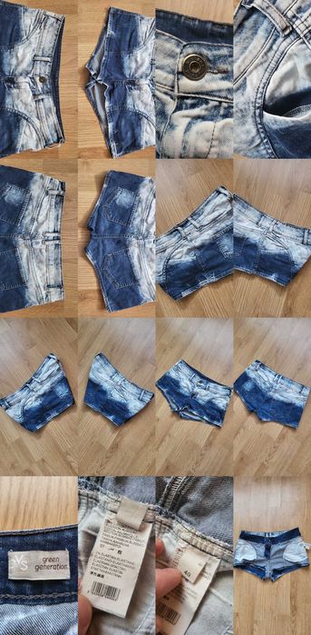 Spodenki Jeans OVS GrenGeneration streetwear Rap y2k drill drip retro swag mini sport three stripes