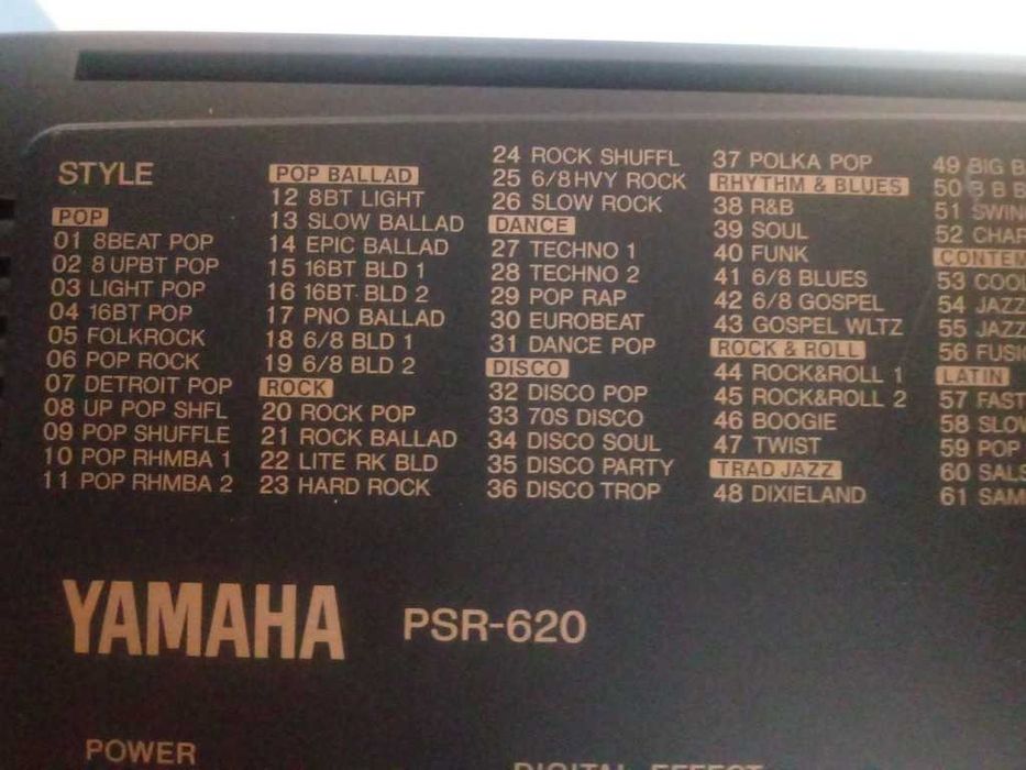 Yamaha PRS-620  Dynamiczna klawiatura. stan fabryczny