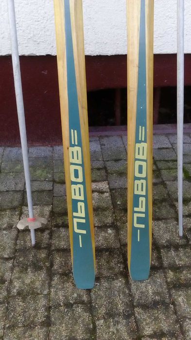 Narty biegowe drewniane