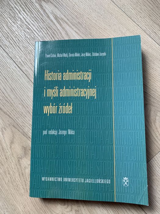 Historia administracji i myśli administracyjnej