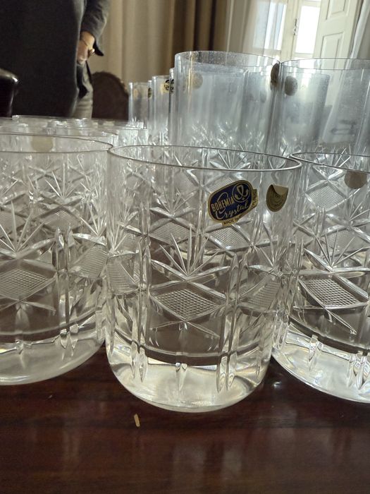 copos de cristal Bohemia - Nunca usados