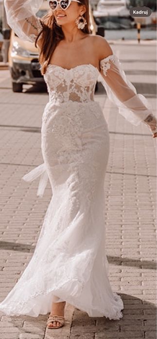 Suknia ślubna projektu Julii Gastoł