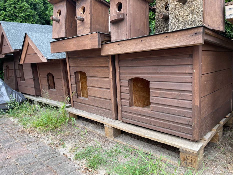 Ręcznie robione ocieplane budy dla psów