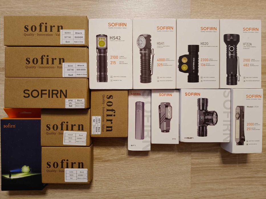 Фонари Sofirn полный комплект
