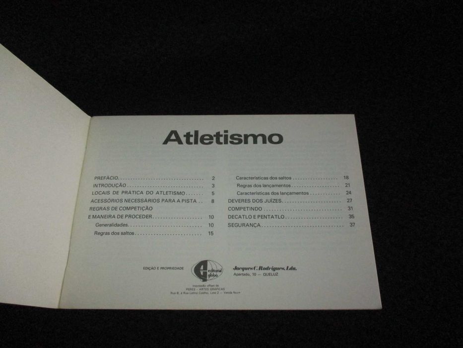 Livro Atletismo Colecção Prática Desporto