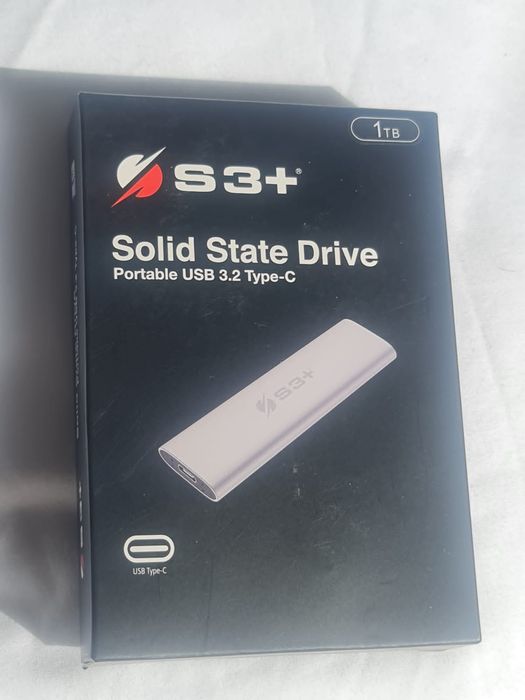Solid State Drive S3+ 1Tb Usb-C