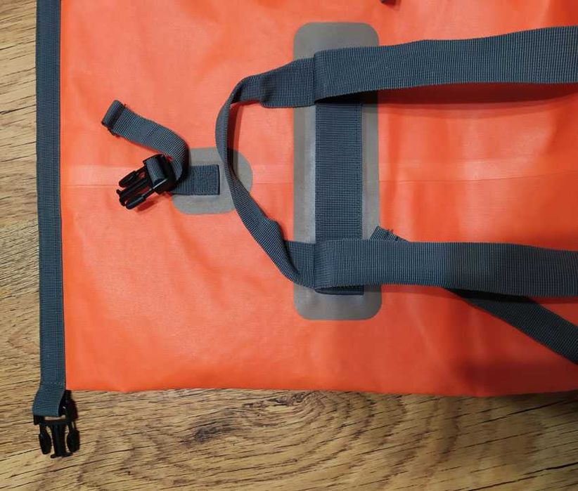 Worek żeglarski / pomarańczowy / wodoodporny z szelkami