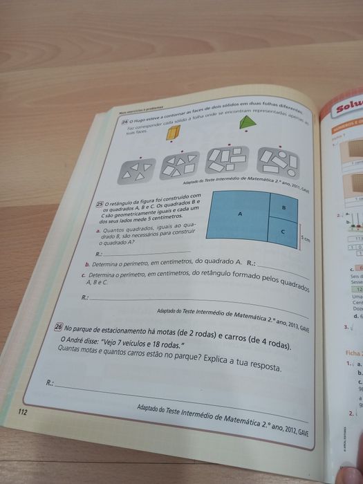 Livro de fichas de matemática para o 2⁰ ano